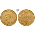 German Empire, Hessen, Ernst Ludwig, 20 Mark 1897, A, vf, J. 225