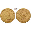 USA, 10 Dollars 1888, 15.0 g fine, good vf