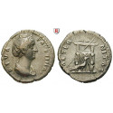 Roman Imperial Coins, Faustina Senior, wife of  Antoninus Pius, Denarius after 141, good vf