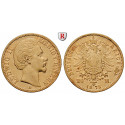 German Empire, Bayern, Ludwig II., 20 Mark 1873, D, vf, J. 194