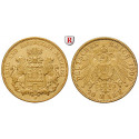 German Empire, Hamburg, 20 Mark 1900, J, vf-xf, J. 212