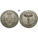 Waldeck, Principality, Georg Heinrich, Kronentaler 1824, xf-FDC / xf