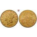 USA, 20 Dollars 1901, 30.05 g fine, good vf / nearly xf