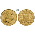 France, Louis XVIII, 20 Francs 1816, 5.81 g fine, good vf