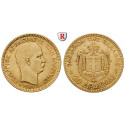 Greece, George I., 20 Drachmai 1884, 5.81 g fine, good vf