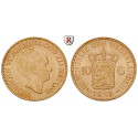 Netherlands, Kingdom Of The Netherlands, Wilhelmina I., 10 Gulden 1925-1933, 6.06 g fine, vf-xf