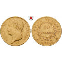 France, Napoleon I (Emperor), 40 Francs 1809-1813, 11.61 g fine, vf