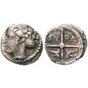 Sicily, Syracuse, 2nd Democracy / Dionysios I., Hemiobol, fine-vf