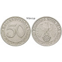 Third Reich, Standard currency, 50 Reichspfennig 1938, B, VF, J. 365