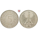 Federal Republic, Standard currency, 5 DM 1958, F, xf, J. 387