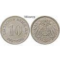 German Empire, Standard currency, 10 Pfennig 1891, E, VF, J. 13
