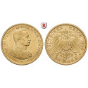 German Empire, Preussen, Wilhelm II., 20 Mark 1914, (COIN TYPE PICTURE), A, 7.17 g fine, xf, J. 253