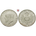 German Empire, Bayern, Ludwig III., 2 Mark 1914, D, vf-xf / xf, J. 51