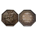 Trade, Business, Industry, Silver medal, octagonal 1817, xf