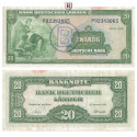Bundesrepublik Deutschland, 20 DM 22.08.1949, II-III, Rb. 261