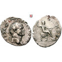 Roman Imperial Coins, Vespasian, Denarius 73, vf