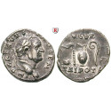 Roman Imperial Coins, Vespasian, Denarius 70-72, good vf / vf