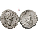 Roman Imperial Coins, Vespasian, Denarius 75, good vf / vf