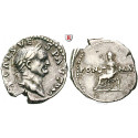 Roman Imperial Coins, Vespasian, Denarius 70-72, vf