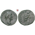 Roman Imperial Coins, Antoninus Pius, Sestertius 156-157, vf