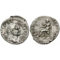 Roman Imperial Coins, Vespasian, Denarius 75, good xf
