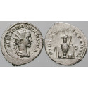 Roman Imperial Coins, Herennius Etruscus, Caesar, Antoninianus, FDC
