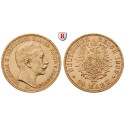 German Empire, Preussen, Wilhelm II., 20 Mark 1889, (COIN TYPE PICTURE), A, 7.17 g fine, vf, J. 250