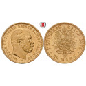 German Empire, Preussen, Wilhelm I., 20 Mark 1874-1888, (COIN TYPE PICTURE), A-C, 7.17 g fine, vf, J. 246