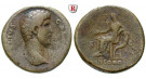 Römische Kaiserzeit, Aelius, Caesar, Sesterz 137, f.ss