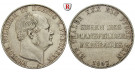 Brandenburg-Preussen, Königreich Preussen, Friedrich Wilhelm IV., Ausbeutevereinstaler 1857, ss+