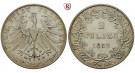Frankfurt, Stadt, Doppelgulden 1853, ss+