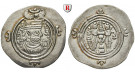 Sasaniden, Chosrau II., Drachme, ss-vz