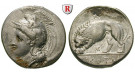 Italien-Lukanien, Velia, Didrachme 334-300 v.Chr., ss/ss-vz