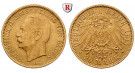 Deutsches Kaiserreich, Baden, Friedrich II., 20 Mark 1911, G, f.vz/vz+, J. 192