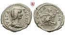 Römische Kaiserzeit, Julia Domna, Frau des Septimius Severus, Denar 198, ss+