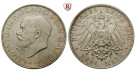 Deutsches Kaiserreich, Bayern, Ludwig III., 3 Mark 1914, D, vz, J. 52