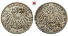 Deutsches Kaiserreich, Lübeck, 3 Mark 1910, A, ss+, J. 82