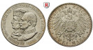 Deutsches Kaiserreich, Sachsen, Friedrich August III., 2 Mark 1909, Universität Leipzig, f.vz/vz+, J. 138