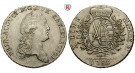 Sachsen, Albertinische Linie, Friedrich August III., Konventionstaler 1789, ss-vz