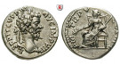 Römische Kaiserzeit, Septimius Severus, Denar 196-197, ss-vz