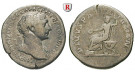 Römische Kaiserzeit, Traianus, Denar 112-114, ss