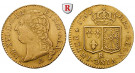 Frankreich, Louis XVI., Louis d´or au buste nue 1790, 6,97 g fein, ss+