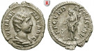 Römische Kaiserzeit, Julia Mamaea, Mutter des Severus Alexander, Denar 232, f.vz