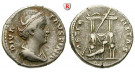 Römische Kaiserzeit, Faustina I., Frau des Antoninus Pius, Denar nach 141, ss+
