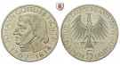 Bundesrepublik Deutschland, 5 DM 1964, Fichte, J, vz+, J. 393