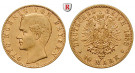 Deutsches Kaiserreich, Bayern, Otto, 10 Mark 1888, Portrait / Reichsadler, D, 3,58 g fein, ss+, J. 198