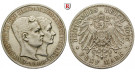 Deutsches Kaiserreich, Braunschweig, Ernst August, 5 Mark 1915, Mit Lüneburg, A, ss-vz, J. 58