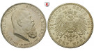Deutsches Kaiserreich, Bayern, Luitpold, Prinzregent, 5 Mark 1911, 90. Geburtstag, D, vz aus PP, J. 50