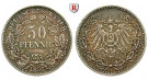 Deutsches Kaiserreich, 50 Pfennig 1896, A, vz, J. 15