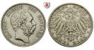 Deutsches Kaiserreich, Sachsen, Albert, 2 Mark 1902, E, ss+, J. 124